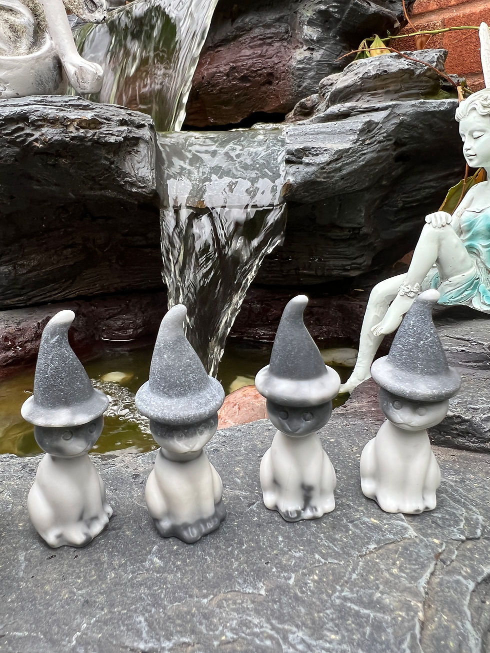 Thumbnail: Witchy Cat in a Hat Carvings - Great for Halloween!