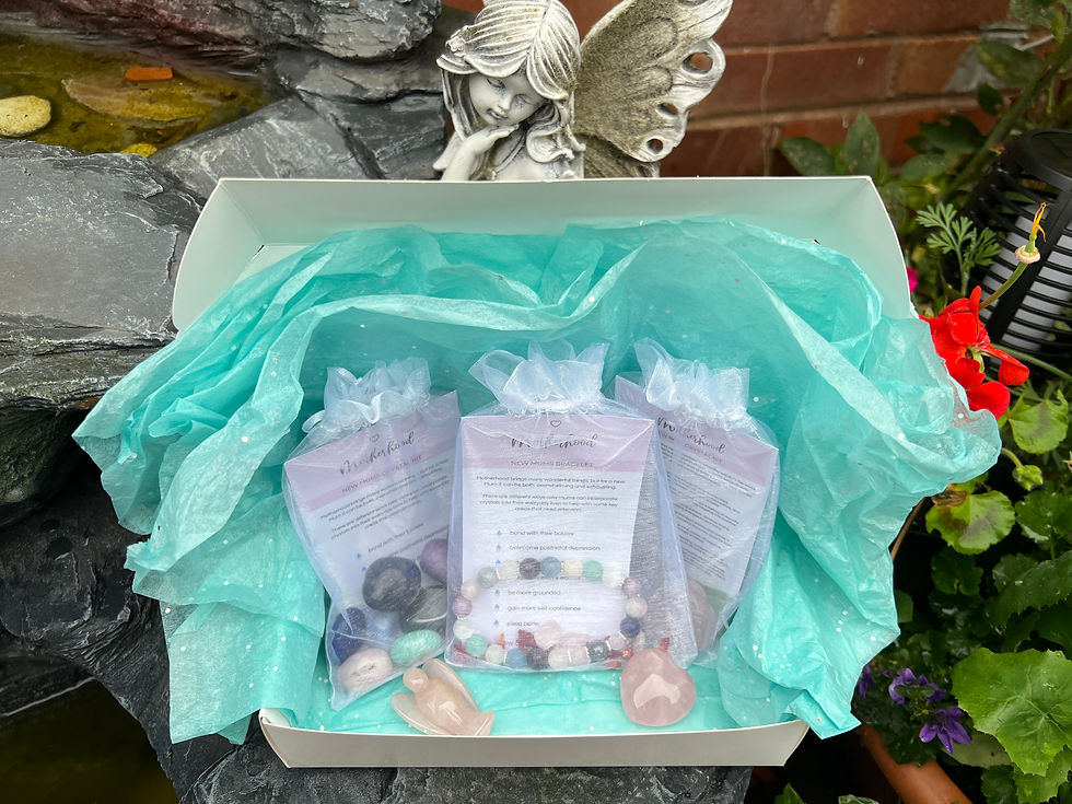 Thumbnail: New Mother / Mum / Mom and Baby Crystal Gift Set