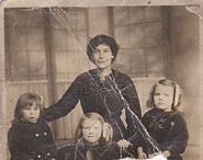 A photo of my Great Grandma and her daughters when they were young around 1916