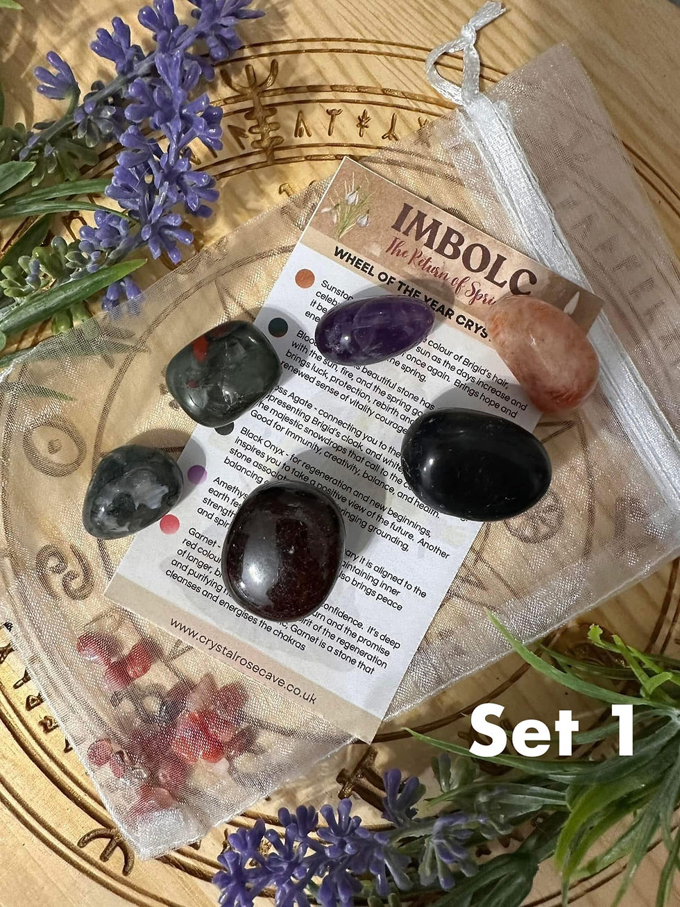 Imbolc Crystal Manifest Kit