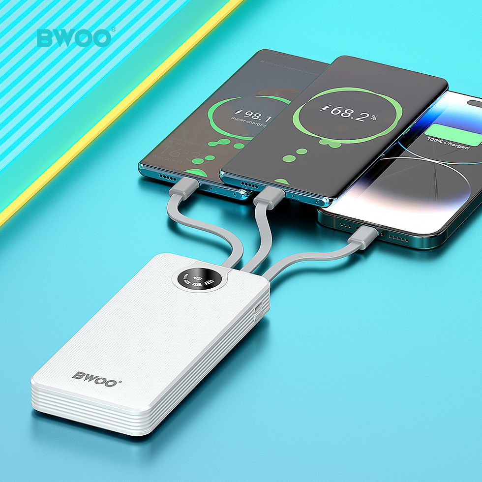 Thumbnail: 10000mAh Power Bank with LED Display