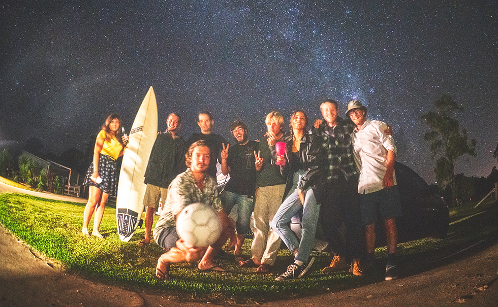 The final crew I got to live and laugh with in Corindi Beach
