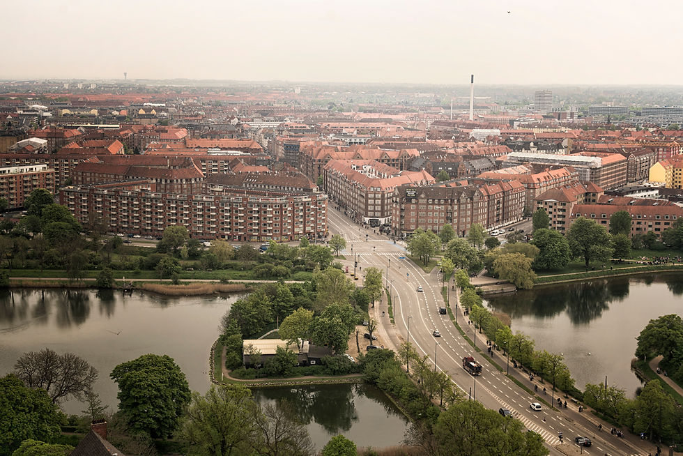 View of Copenhagen from the Church of our Saviour