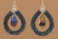 Embellished Coil Briolette Earrings