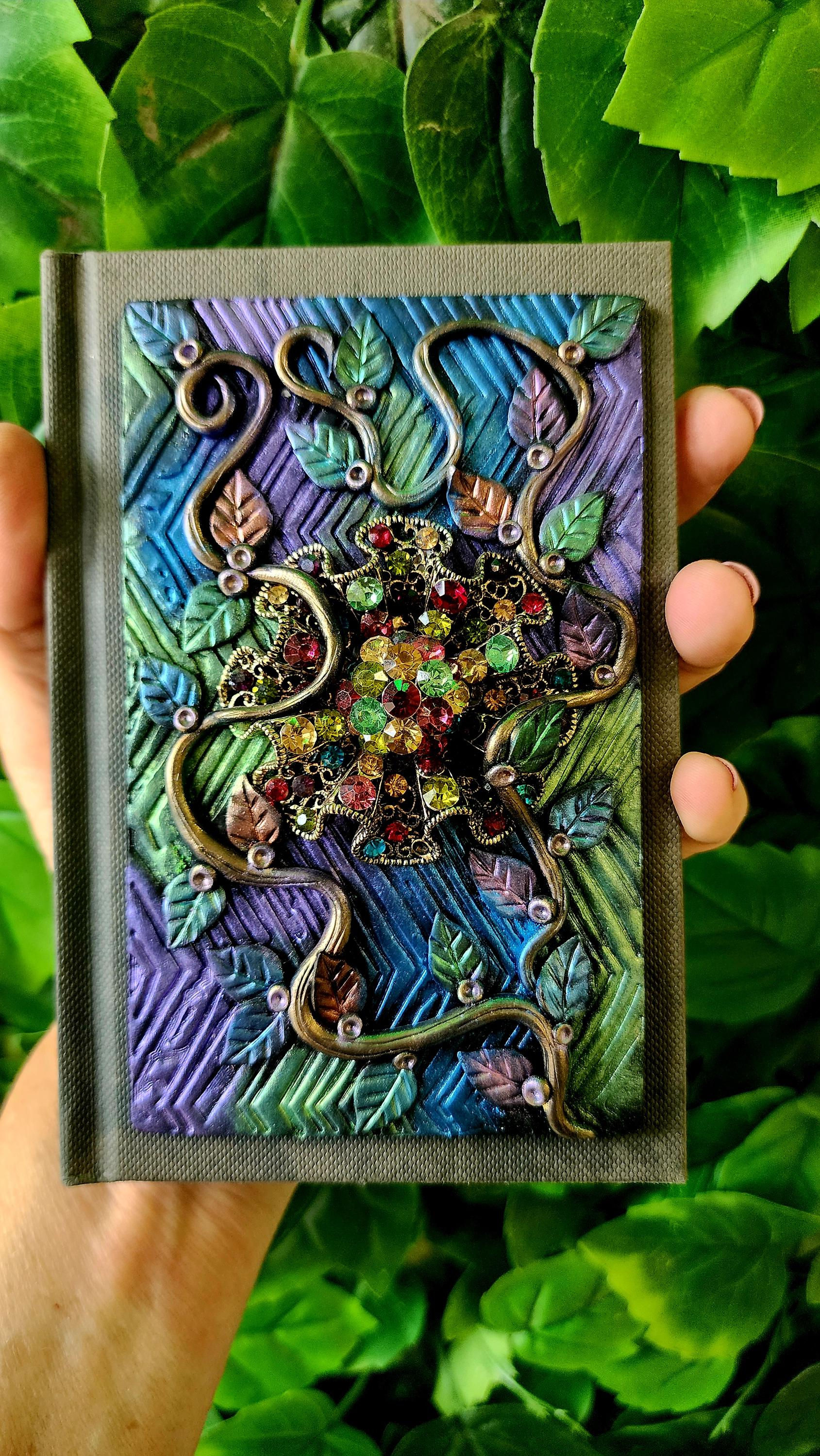 Bejeweled Journal - spellbook, memory book, travel diary