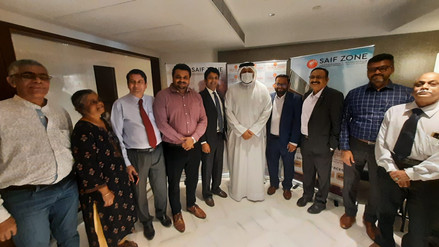 ICIB & ASSOCHAM members with SAIF Zone UAE.