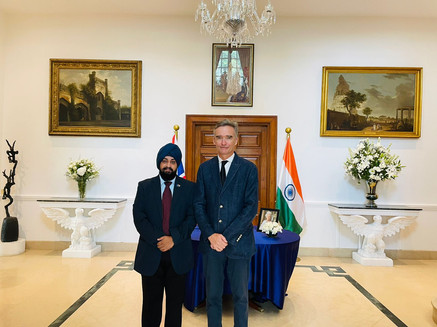 ICIB at British High Commission =, New Delhi