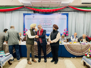 ICIB bids farewell to Ambassador of Iran H.E. Ali Chegeni