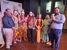 ICIB at Indonesian Consulate Ramayana depiction and Indonesian fashion shown