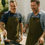Thumbnail: Two men grilling, wearing olive green aprons, enjoying cookout