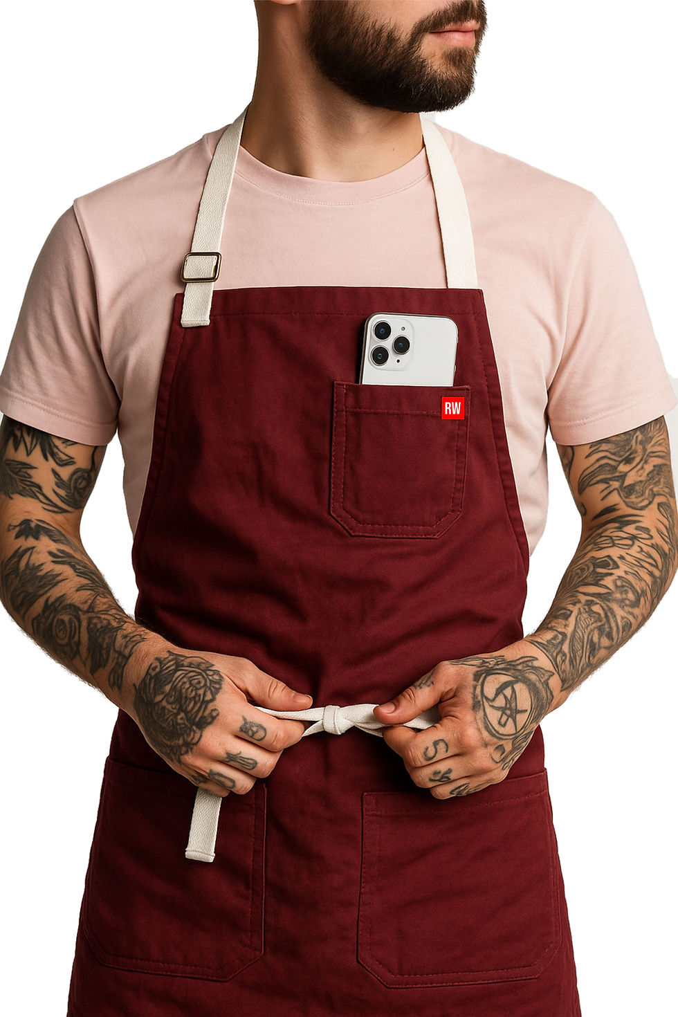 House Maroon Apron Classic