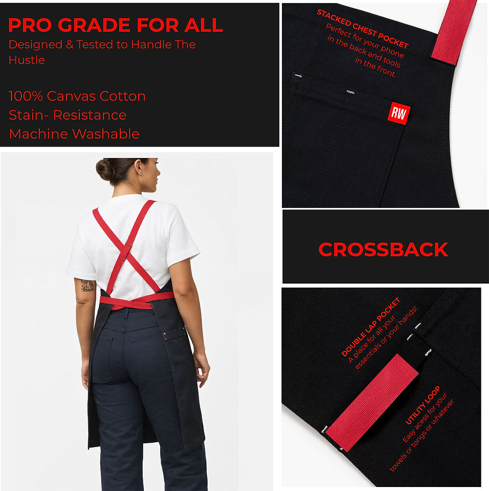 Thumbnail: Caviar Crimson Apron Crossback