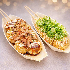 自慢の出汁が決め手のたこ焼き