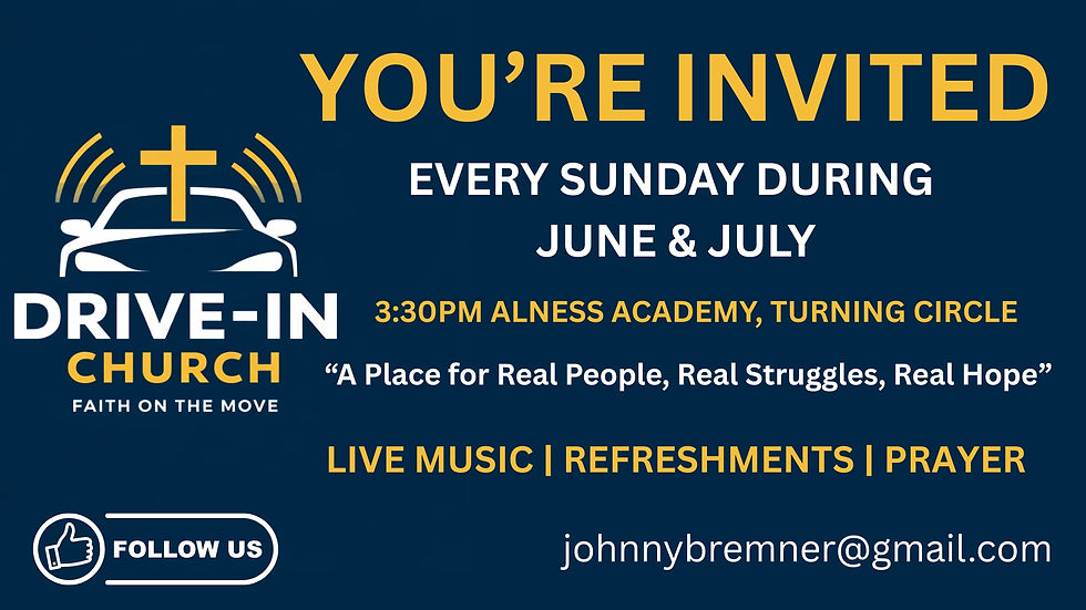 Summer Drive In Church