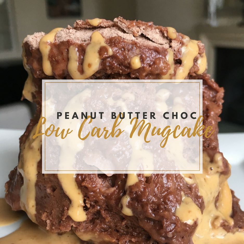 Chocolate Peanut Low Carb Mugcake