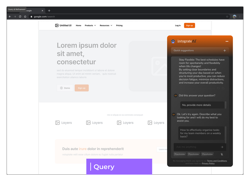 Query & Refinement