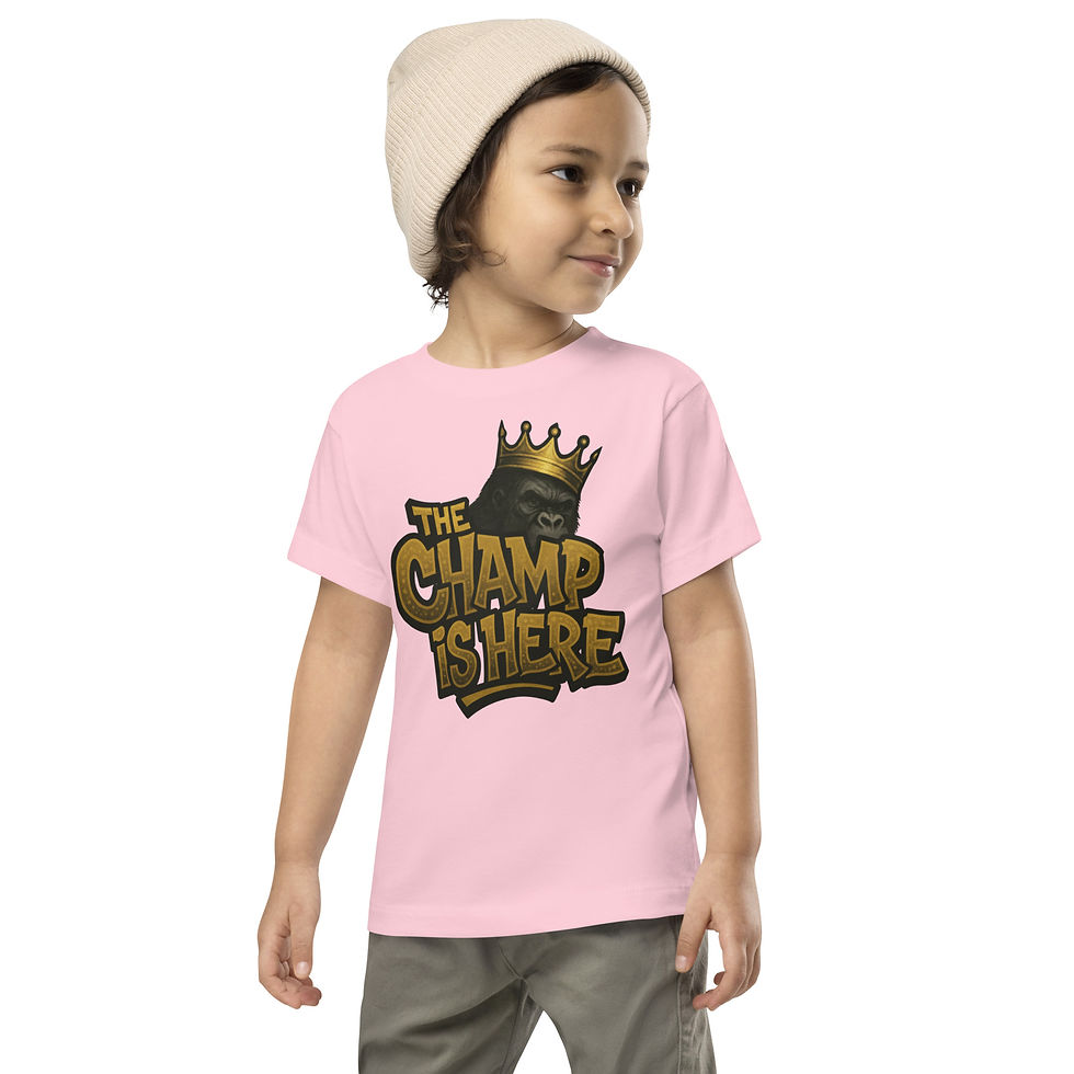 Thumbnail: The Champ is Here Toddler Short Sleeve Tee