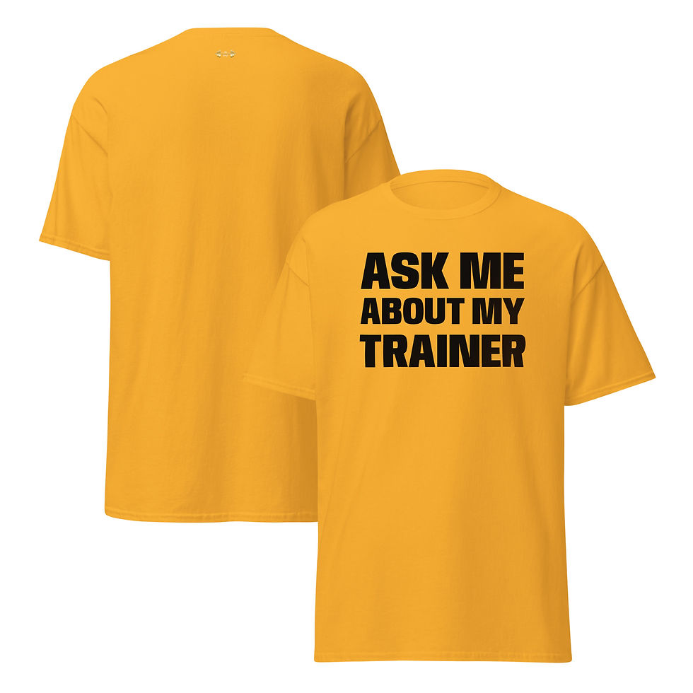 Miniatura: Ask Me About My Trainer tee