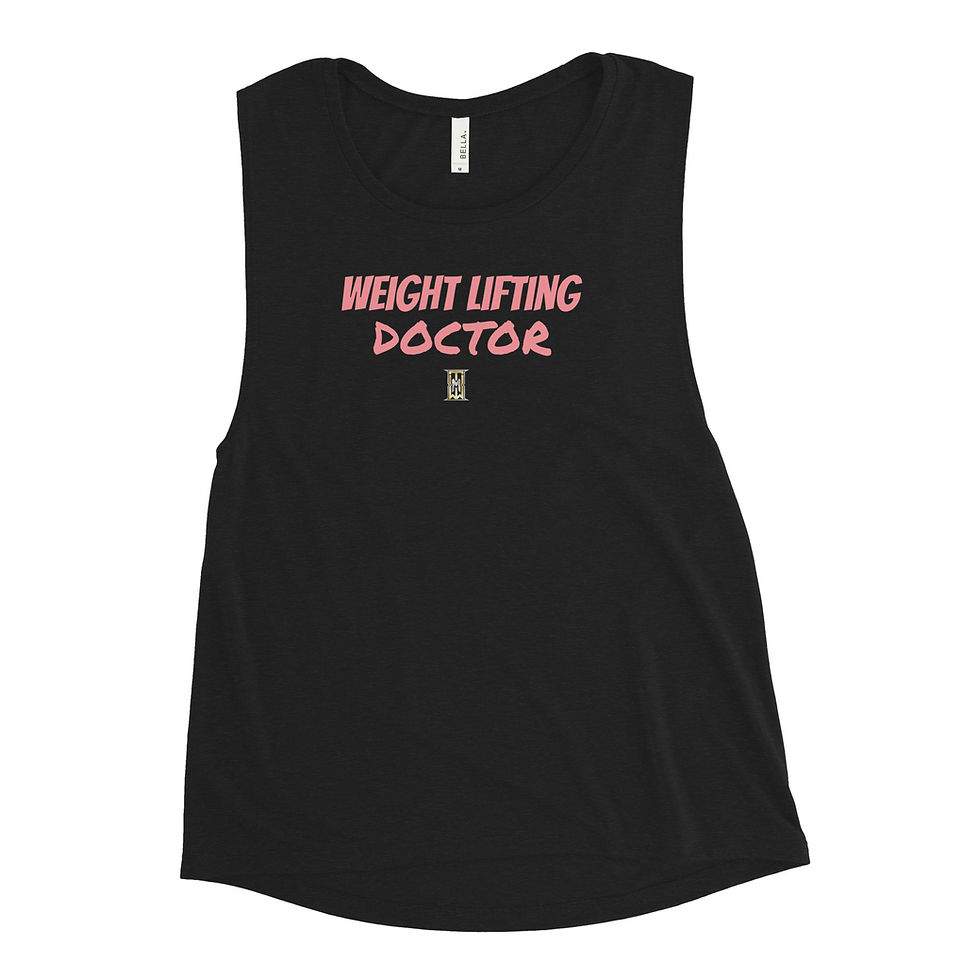 Thumbnail: Weight lifting Doctor Ladies’ Muscle Tank