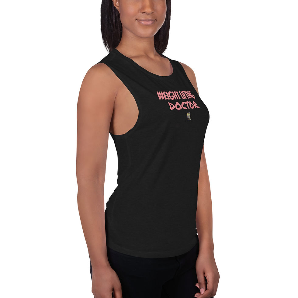 Thumbnail: Weight lifting Doctor Ladies’ Muscle Tank
