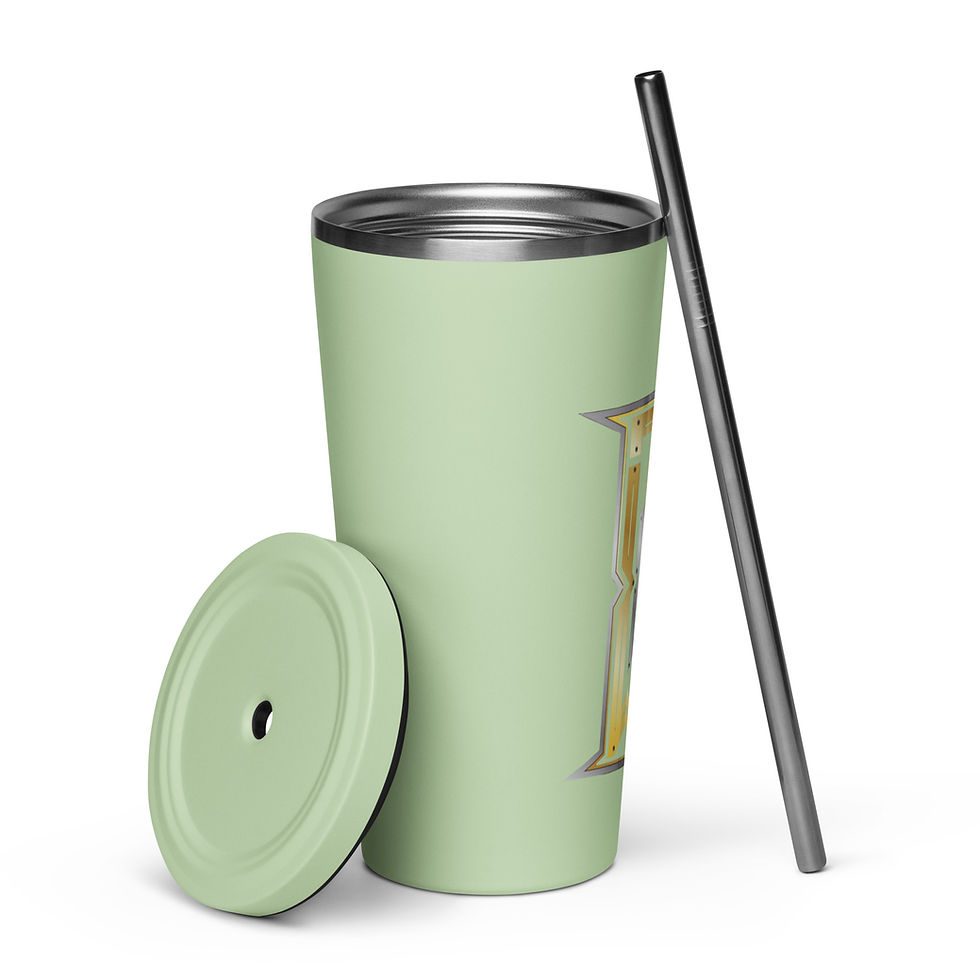 Miniatura: TMW Insulated tumbler with a straw