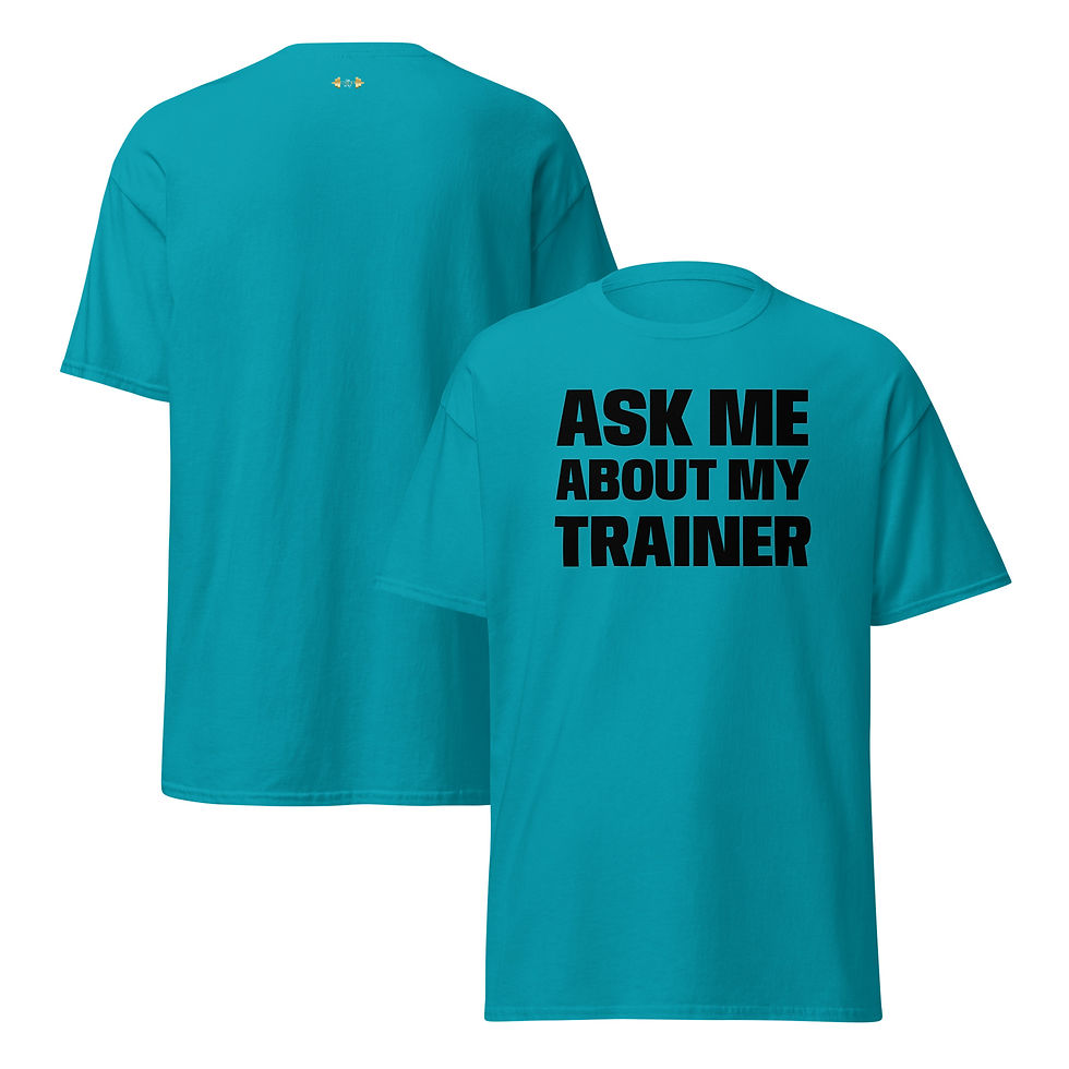Miniatura: Ask Me About My Trainer tee