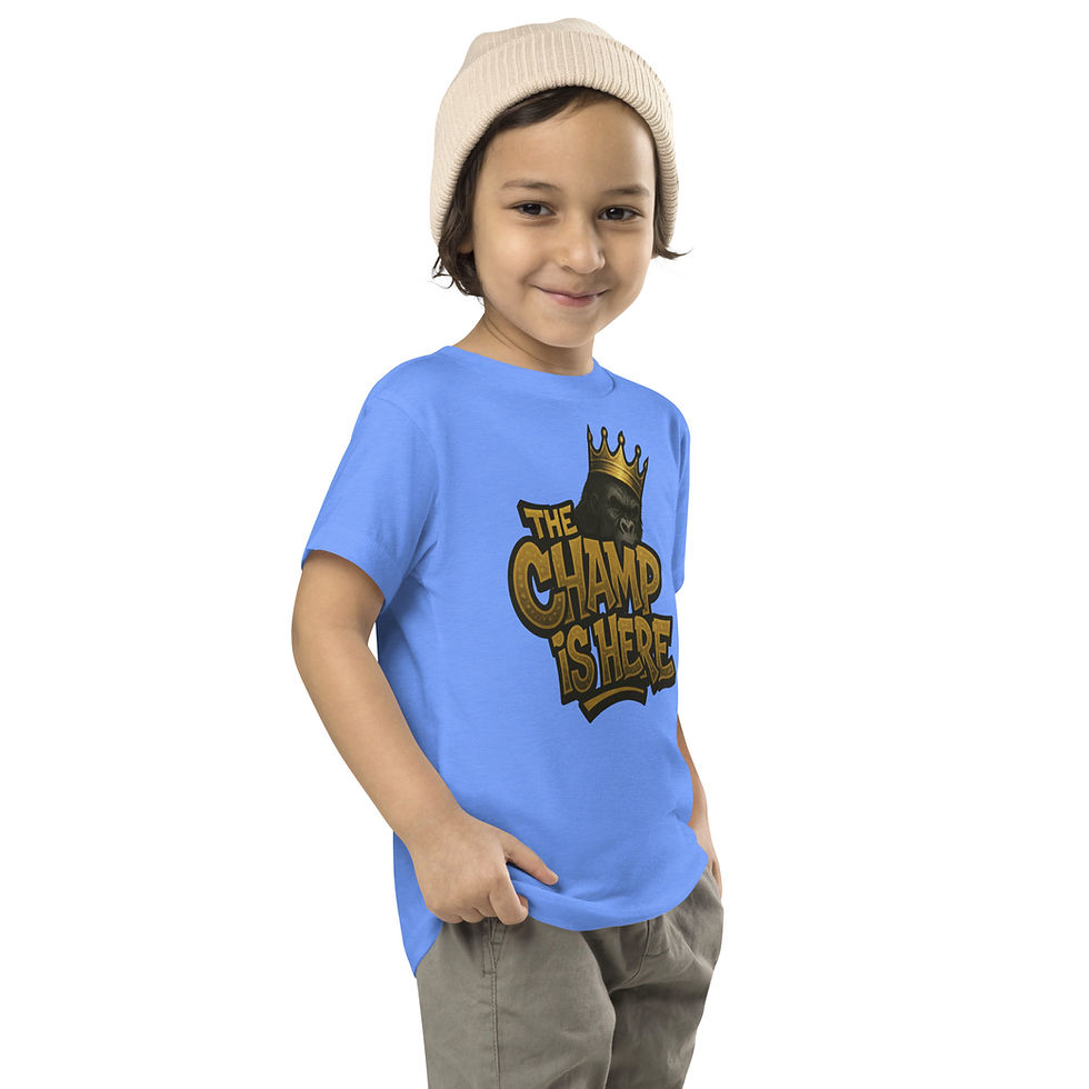 Thumbnail: The Champ is Here Toddler Short Sleeve Tee