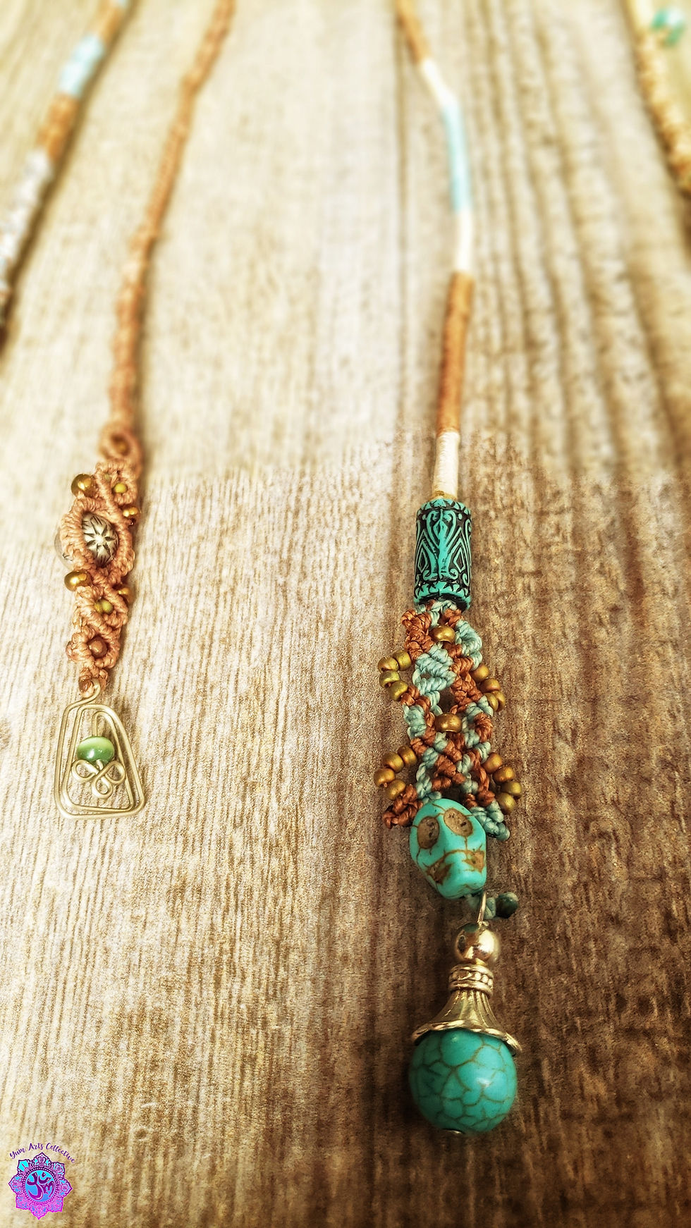 Thumbnail: Handcrafted, Micro-Macrame Hair Jewelry