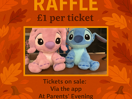 Autumn term raffle!