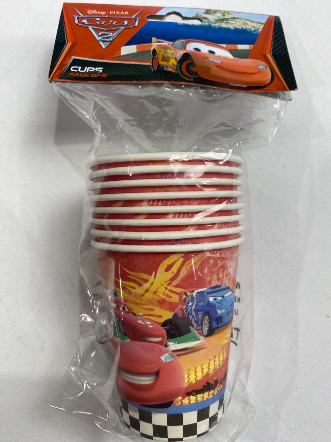 Cars Cups 8 Pack