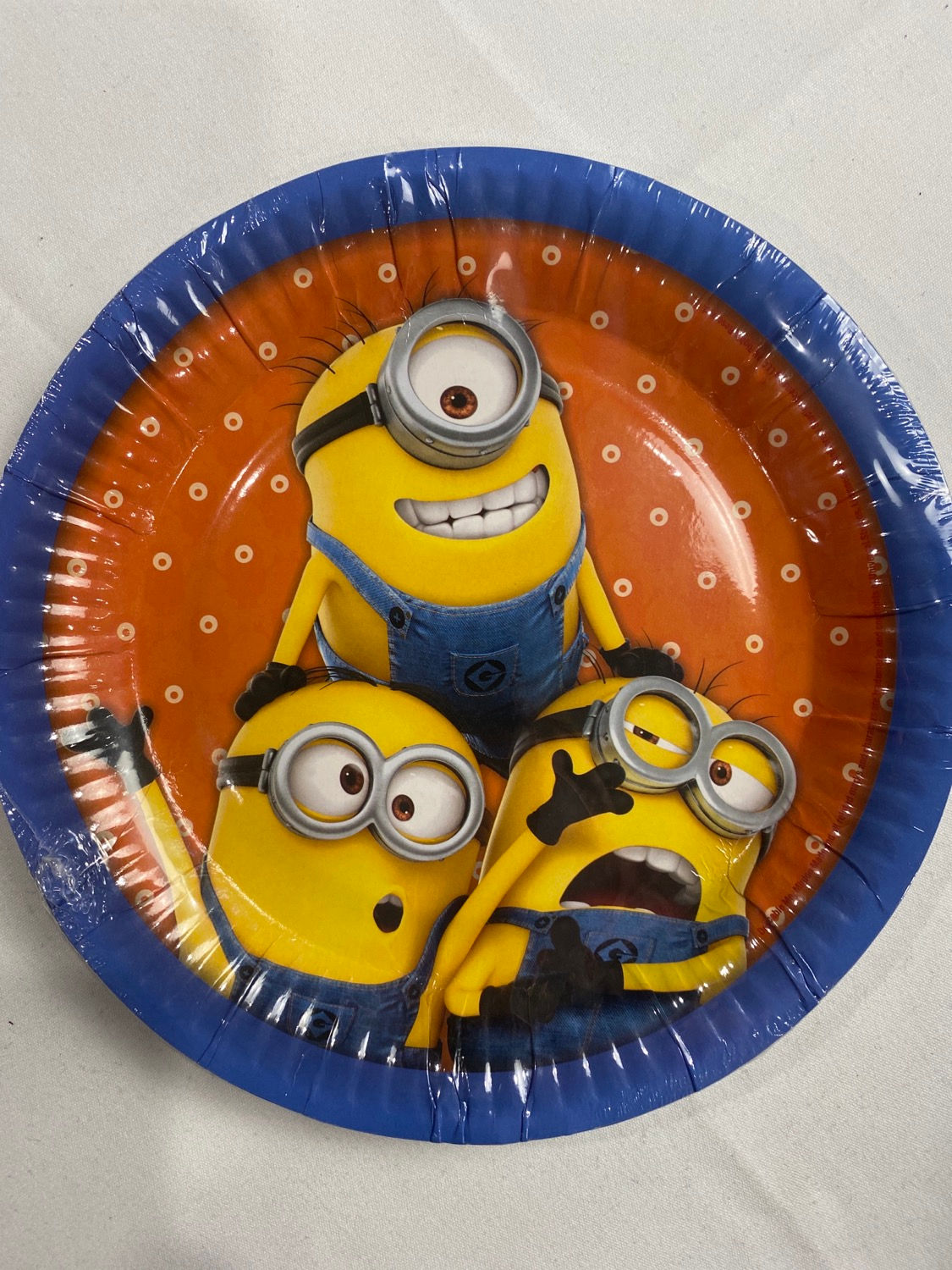 Minions Plates 8 Pack
