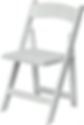 White Folding Chair