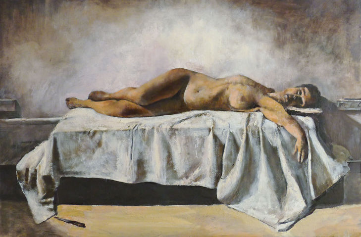 LV1 - Oil on canvas mounted on wood - Roy Shapira - 2011