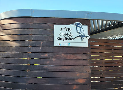 שילוט פארק הצפרות ראש ציפור