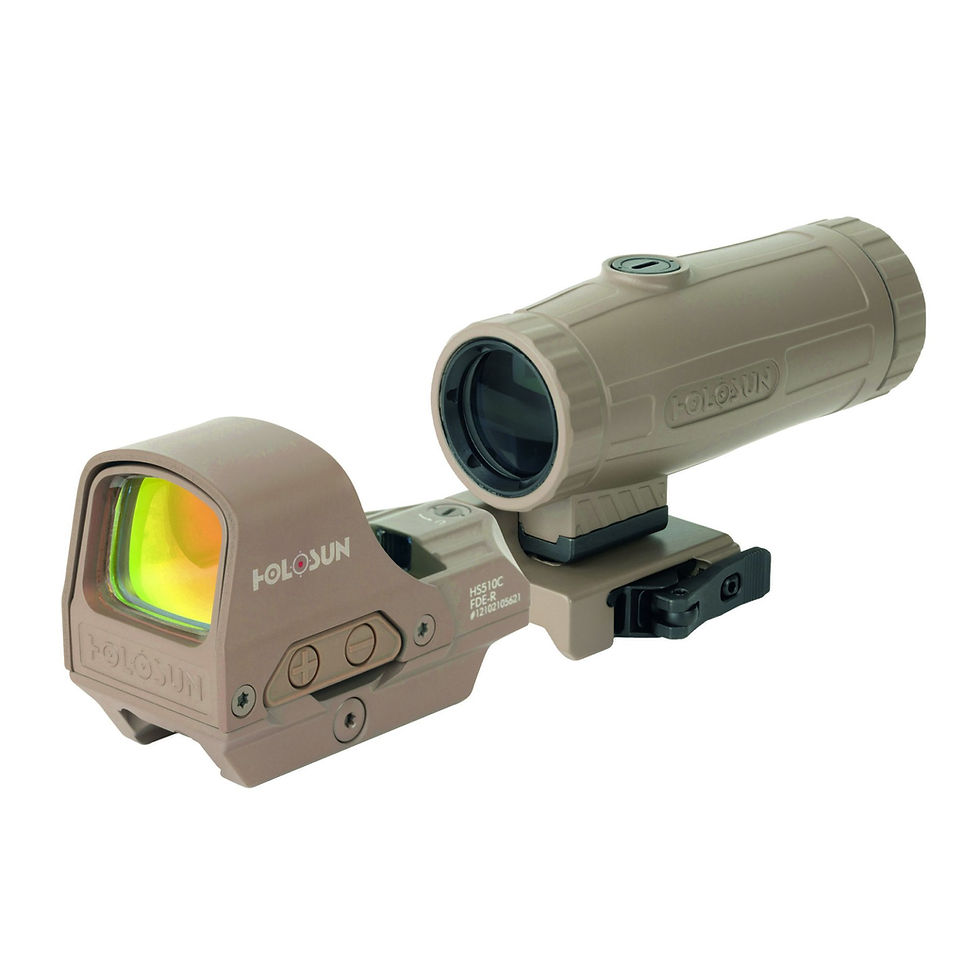 Miniaturbild: Holosun Set: HS510C Reflexvisier + HM3X Magnifier + Premium-Schutzkoffer