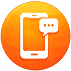 Smartphone icon representing plumbing website calls and WhatsApp enquiries