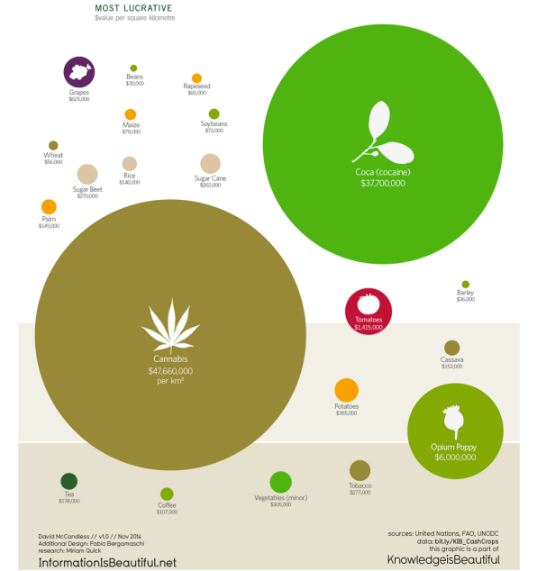 Marijuana Crop Revenues