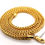 Thumbnail: Absolutely Gorgeous Franco Chain Handcrafted 14k Yellow Gold Necklace 25" 4.5mm