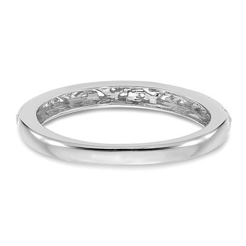 Thumbnail: Women's 14k White Gold Wedding Band 3mm NICE!
