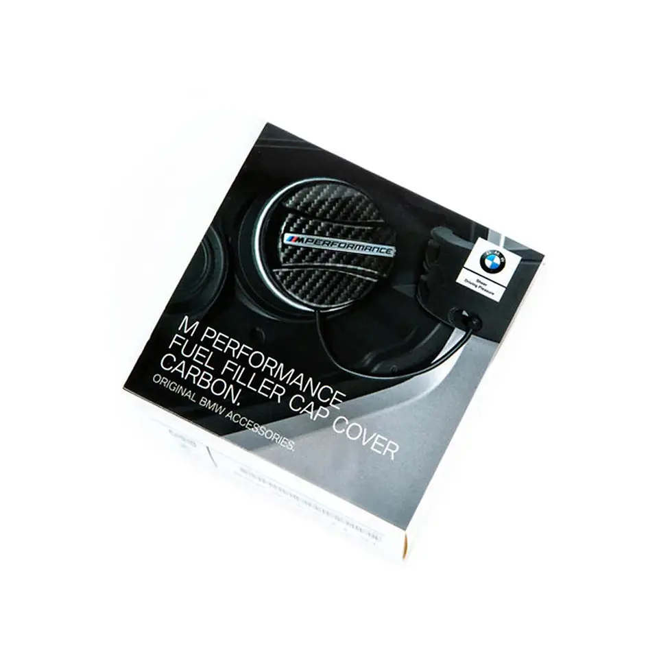 Thumbnail: GENUINE BMW M PERFORMANCE CARBON FIBRE FUEL FILLER CAP COVER (M2/M3/M4 ETC)