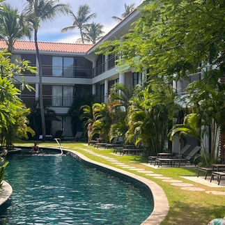 The resort property at Dreams Flora where water and nature are woven together.