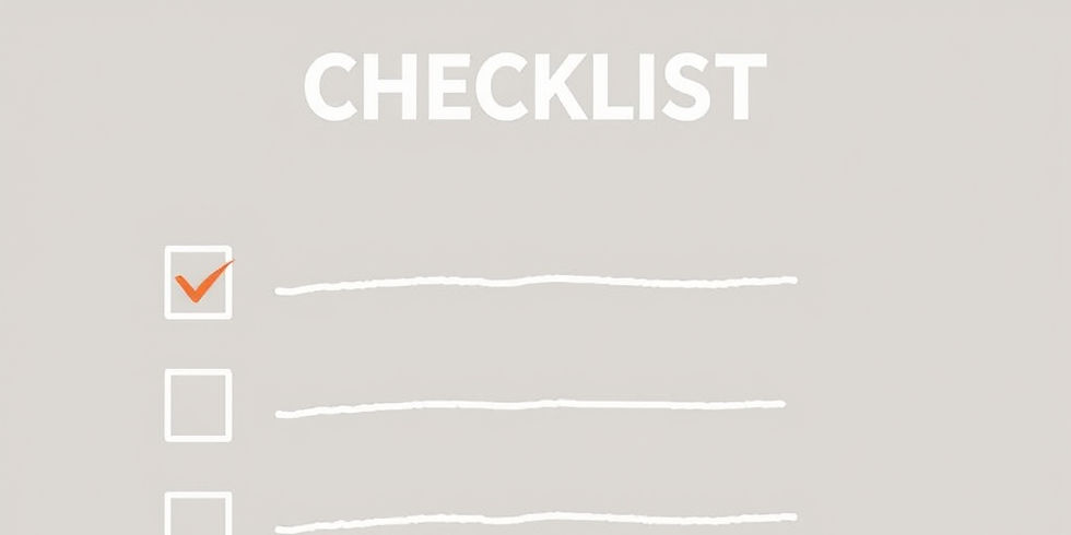 Checklist