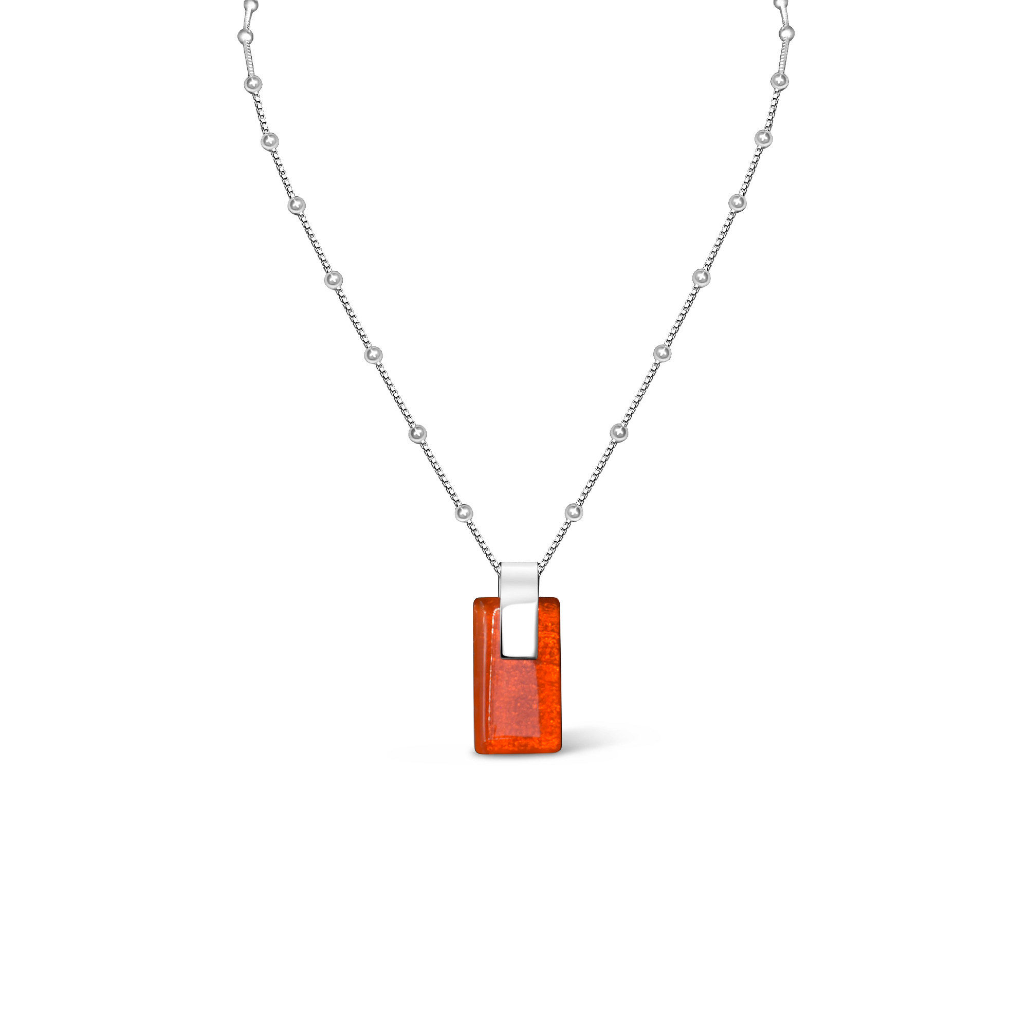 Oslo Night Necklace - Red