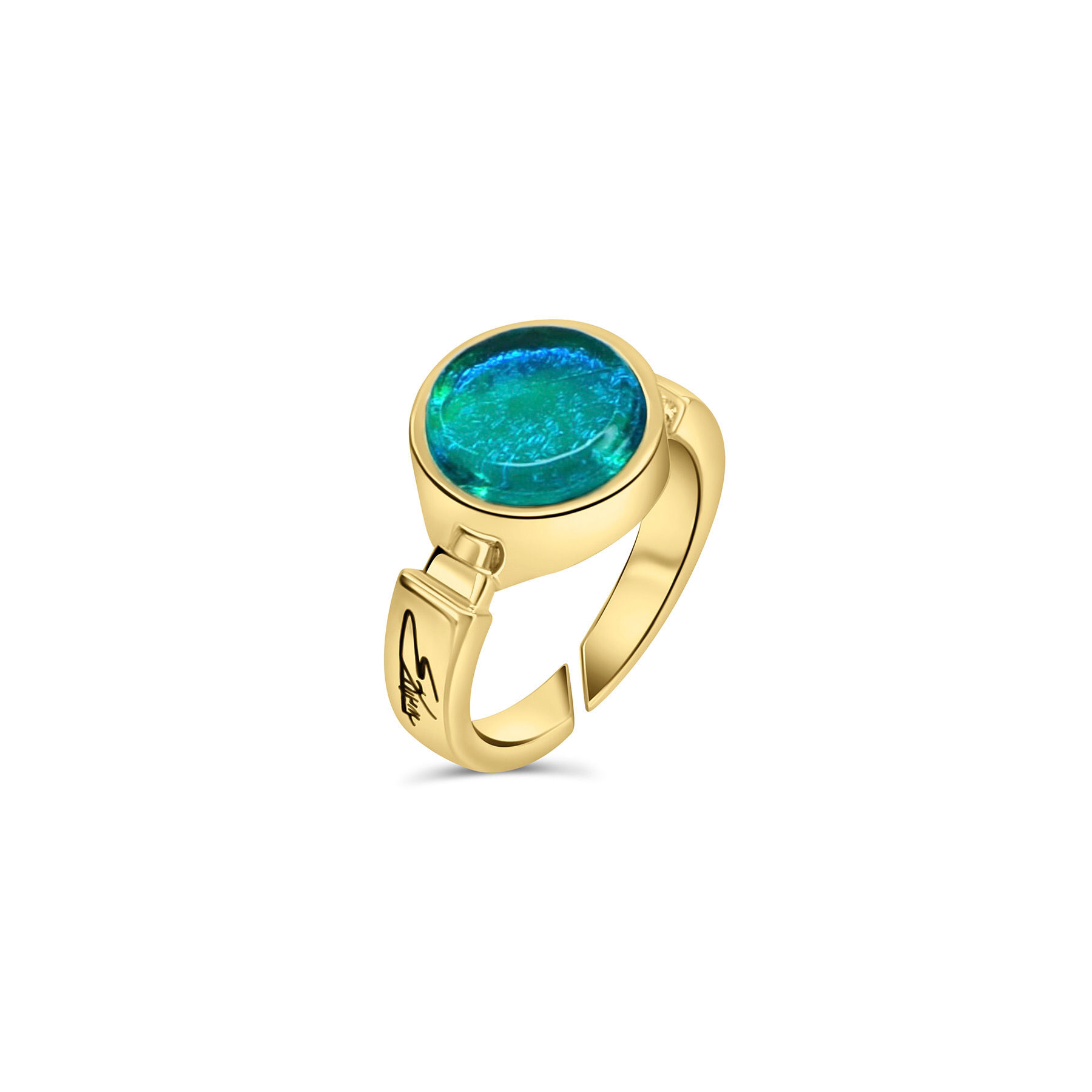 Arctic Circle Ring - Peacock Blue