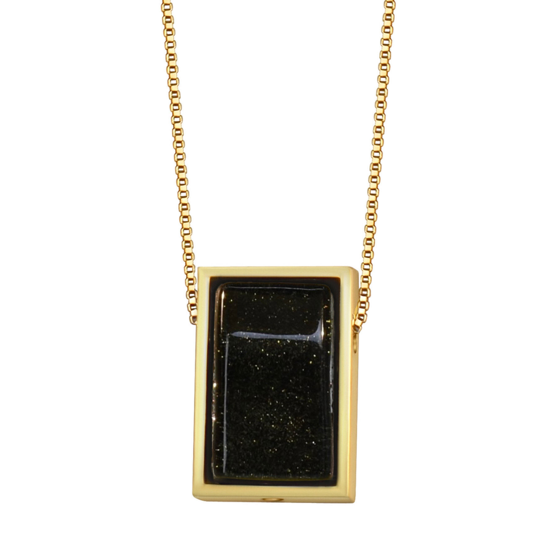 Northern Light Necklace - Jet Black