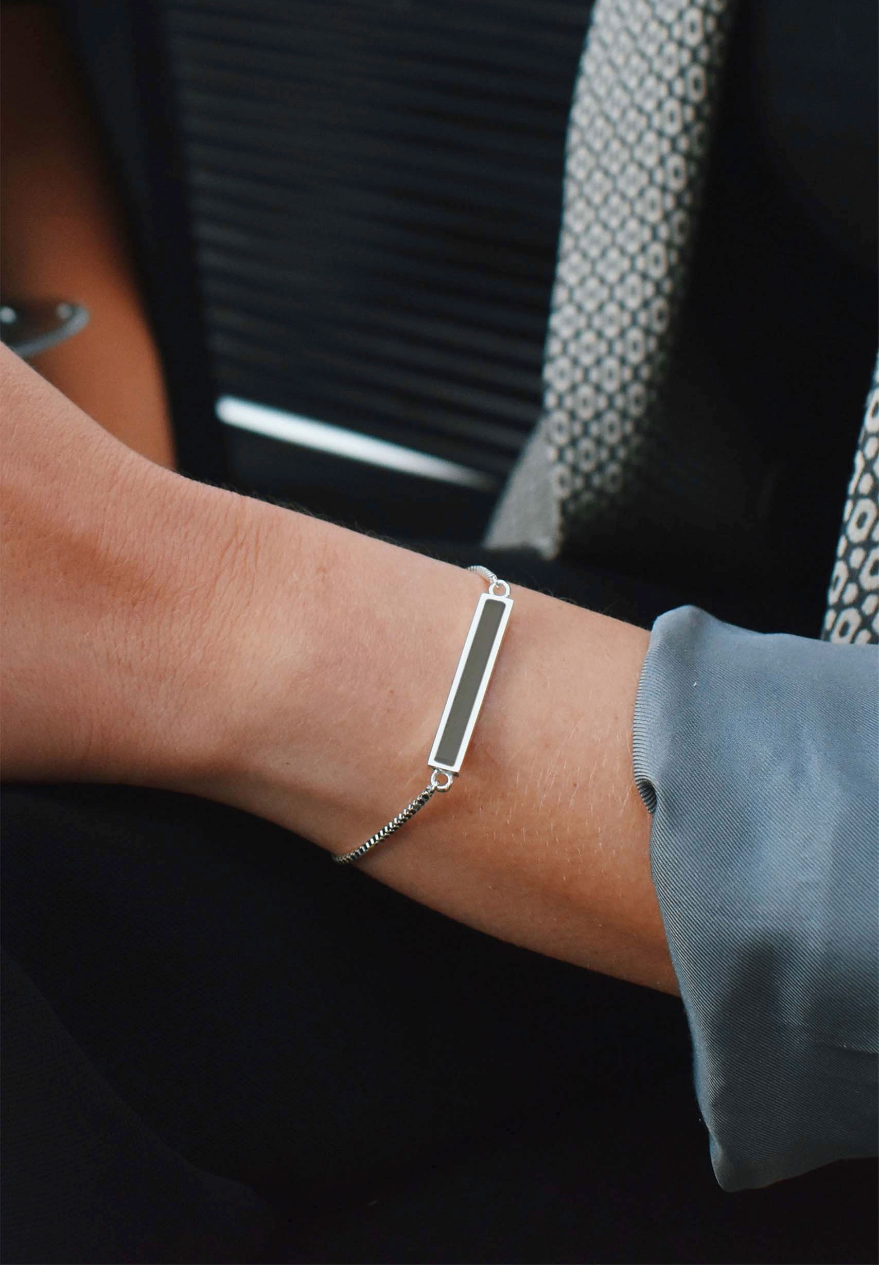 Horizon Bracelet - Sparkling Grey