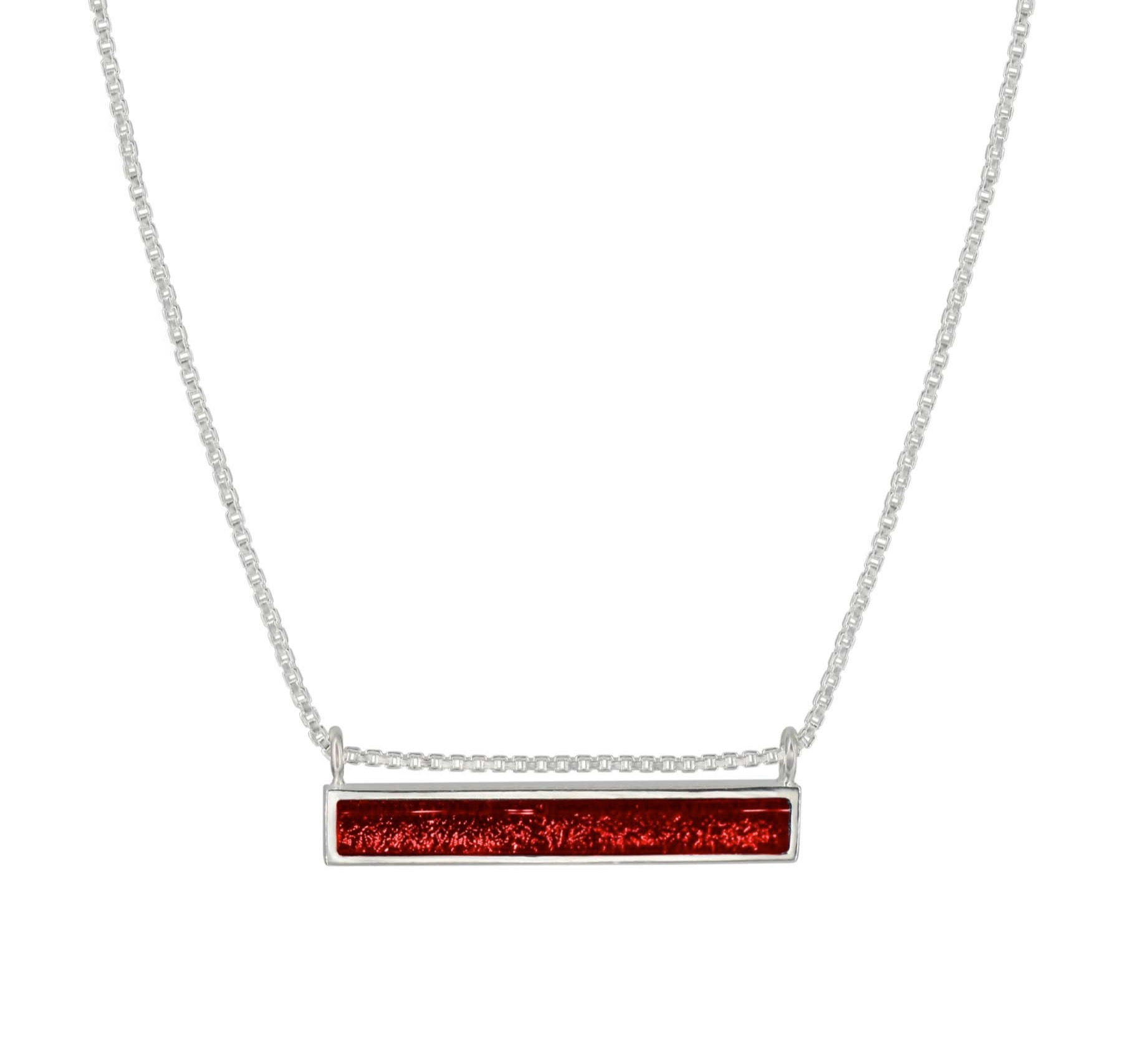 Horizon Necklace - Red