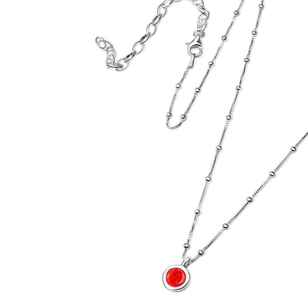 Miniatyrbilde: Polar Night Round pendant - Red