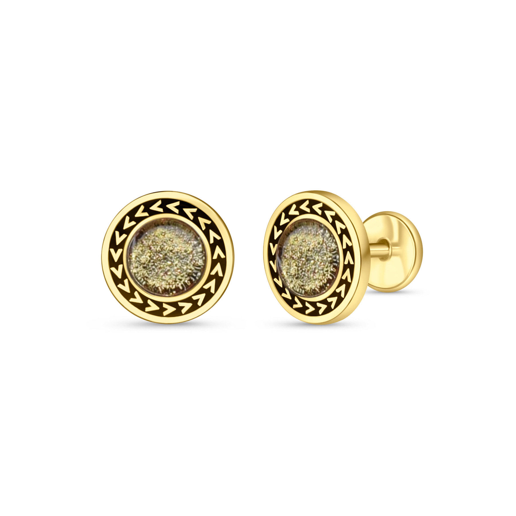 Polar Night Cufflink - Khaki