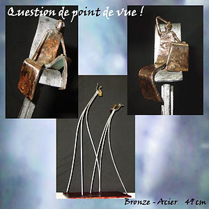 sculpture en bronze de Richard Blancquart